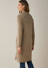 Load image into Gallery viewer, Knee Length Tunic Sweater- Heather Brown