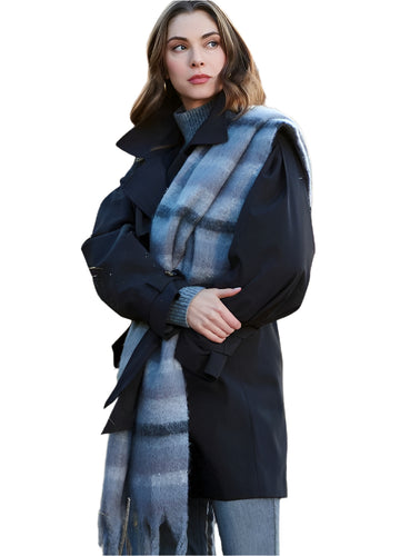 Oversized Scarf-Grey