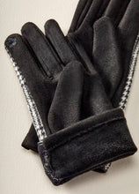 Load image into Gallery viewer, Faux Suede Stretch Gloves, 4 asst