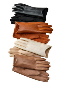 Pleather Gloves, 4 Asst