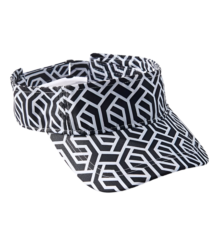 Geometric Print Visor