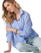 Load image into Gallery viewer, Relaxed Sear Sucker Shirt, Blue