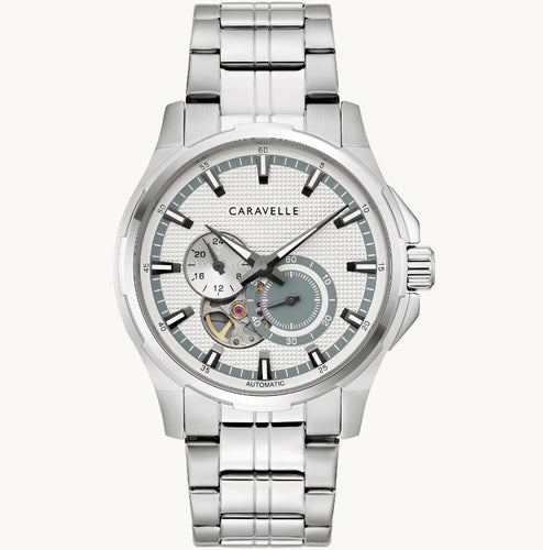 Silver Tone Dial Men's Watch