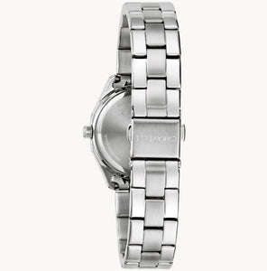 Pink Dial Stainless Steel Women's Watch