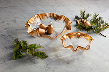 Load image into Gallery viewer, Gold Edge Ruffle Bowl Set