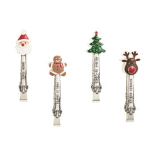 Load image into Gallery viewer, Christmas Tongs, 4 asst
