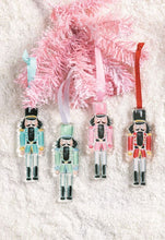 Load image into Gallery viewer, Acrylic Nutcracker Ornaments - 4 asst