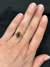 Load image into Gallery viewer, Vintage-Inspired Garnet Cluster Ring