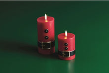 Load image into Gallery viewer, Santa Flameless Pillar - 2 asst