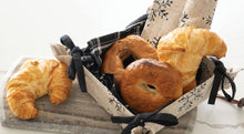 Load image into Gallery viewer, 4 piece Neutral Snowflake Tea Towel &amp; Basket Set