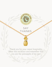 Load image into Gallery viewer, Sea La Vie Say Thanks Necklace