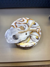 Load image into Gallery viewer, White Oyster Enamel Coaster Set