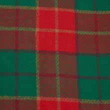 Load image into Gallery viewer, Kylie Windowpane Red Plaid Fringe Scarf