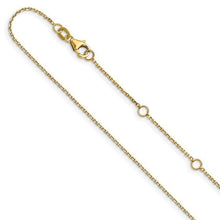 Load image into Gallery viewer, Leslie's 10kt Gold Cable Adjustable Chain