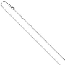 Load image into Gallery viewer, Leslie's 10kt White Gold Cable Adjustable Chain