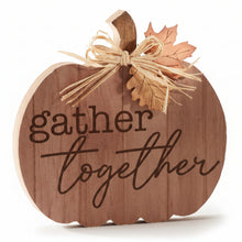 Load image into Gallery viewer, Pumpkin Decor with Sentiment, 2 Asst