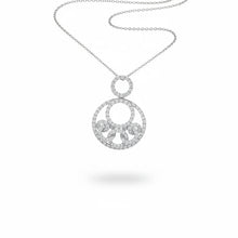 Load image into Gallery viewer, Diamond Multi Circle Pendant