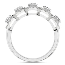 Load image into Gallery viewer, 5-Stone Halo Band