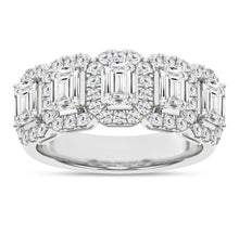Load image into Gallery viewer, 5-Stone Halo Band
