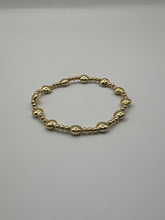 Load image into Gallery viewer, Honesty Gold Sincerity Pattern 6mm Bead Bracelet