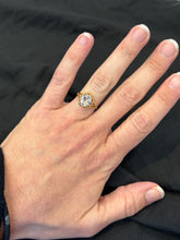 Load image into Gallery viewer, Vintage-Inspired White Topaz Ring