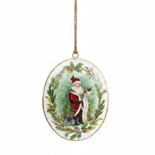 Load image into Gallery viewer, Santa Disk Ornaments, 3 asst.