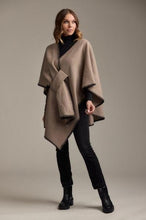 Load image into Gallery viewer, Hayword Blanket Poncho- Tan