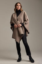 Load image into Gallery viewer, Hayword Blanket Poncho- Tan