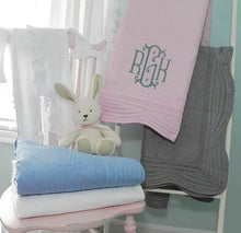 Load image into Gallery viewer, Heirloom Quilt - Baby Quilt Blanket Monogram: Cream