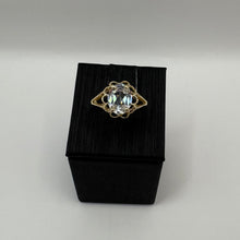 Load image into Gallery viewer, Vintage-Inspired White Topaz Ring