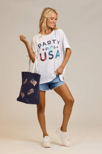 Load image into Gallery viewer, Americana Flags Sparkle Tote