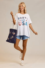 Load image into Gallery viewer, Americana Flags Sparkle Tote