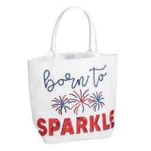 Load image into Gallery viewer, Americana Born To Sparkle Tote