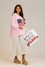 Load image into Gallery viewer, Americana Born To Sparkle Tote