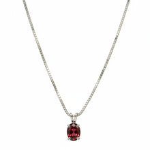 Load image into Gallery viewer, Ruby Pendant Necklace