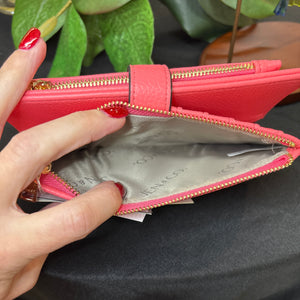 Macy Wallet- Coral Pink