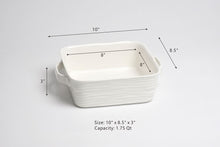 Load image into Gallery viewer, Le Blanc Collection- 8″ x 8″ Square Baking Dish