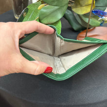 Load image into Gallery viewer, Melody Vegan Quilted Wallet- Green