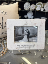 Load image into Gallery viewer, Marble Frame &quot;Loved You Then, Love You Still...&quot;