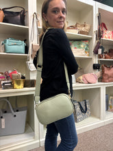 Load image into Gallery viewer, Sky Dual Zip Crossbody- Light Sage