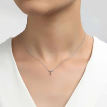 Load image into Gallery viewer, Block Letter T Pendant Necklace