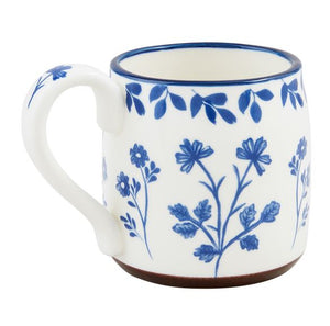 Flowers Blue Floral Mug