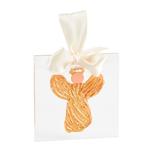 Angel Gold Acrylic Ornament