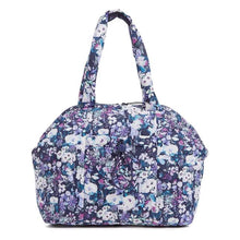 Load image into Gallery viewer, Featherweight Tote Bag in Artist&#39;s Garden Purple