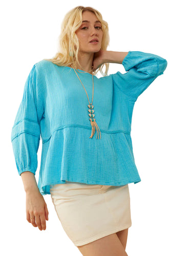 Avery Gathered Waist Top