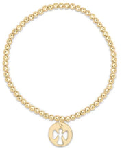 Load image into Gallery viewer, Classic Gold 3mm Bead Bracelet - Guardian Angel Gold Disc