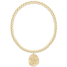 Load image into Gallery viewer, Classic Gold 3mm Bracelet - Inspire America Gold Disc