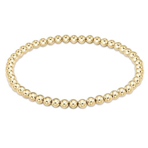 Classic Gold 4mm Bead Bracelet