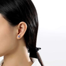 Load image into Gallery viewer, February Birthstone Earrings