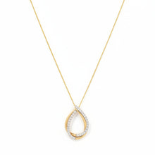 Load image into Gallery viewer, Diamond Teardrop Necklace